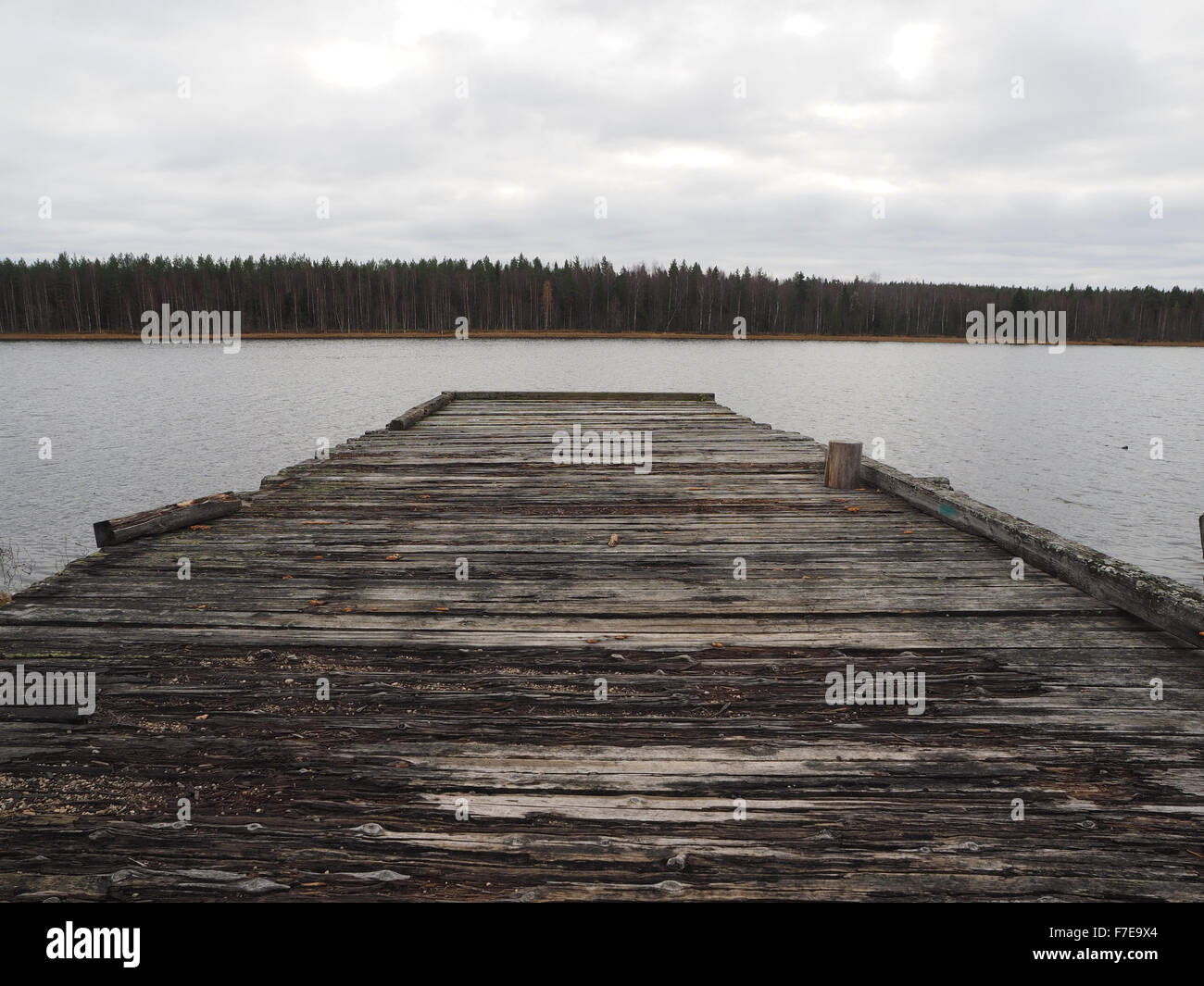 Pier on the river bank Stock Photo - Alamy