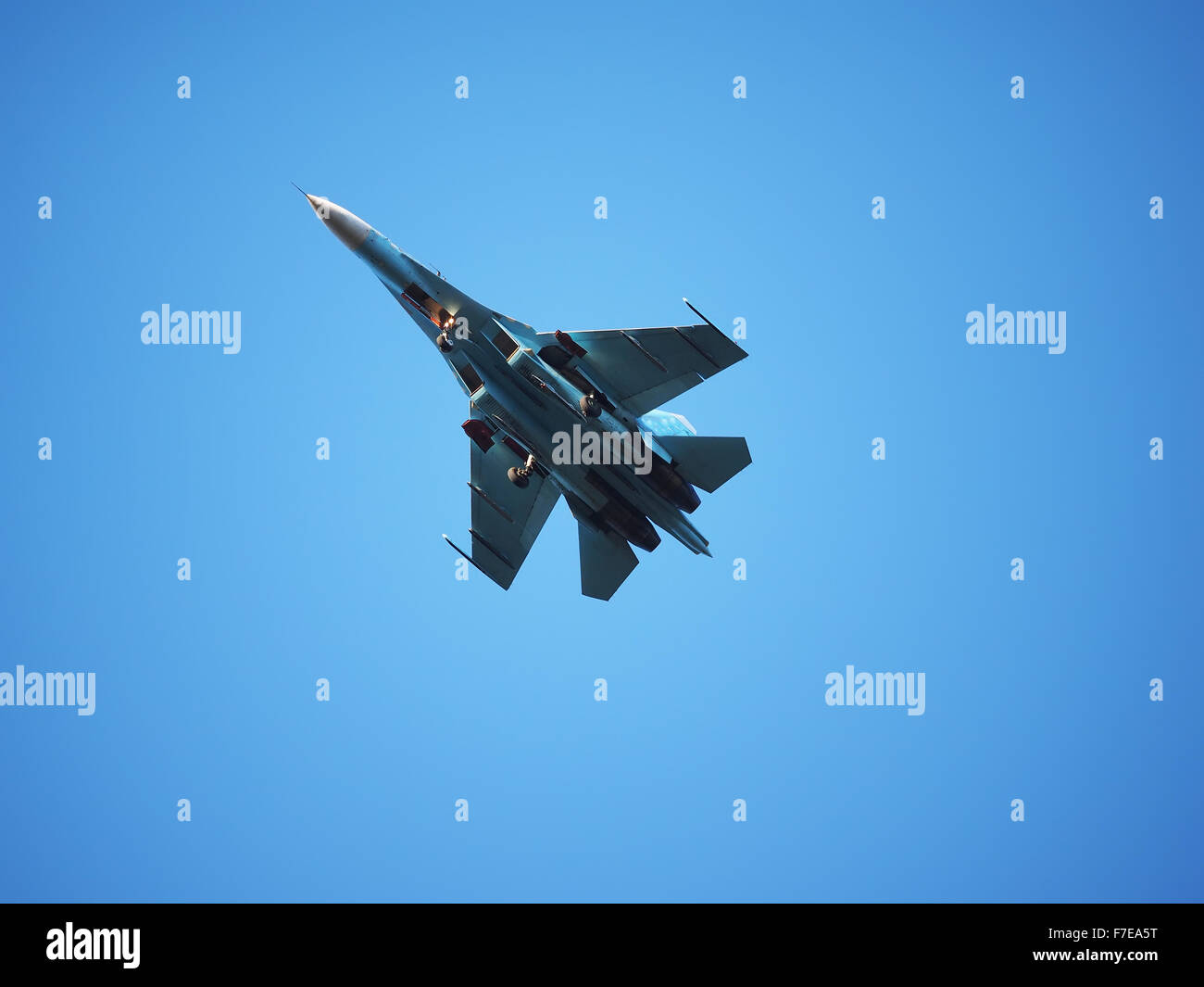 Fighter plane in the sky Stock Photo - Alamy