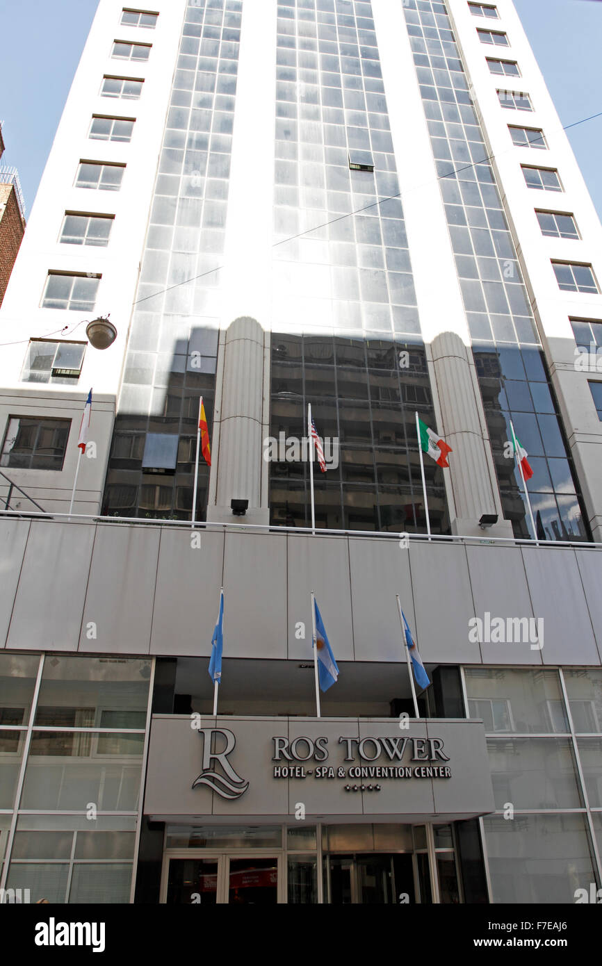 Ros Tower Hotel Spa and Conference centre, Rosario, Argentina Stock Photo