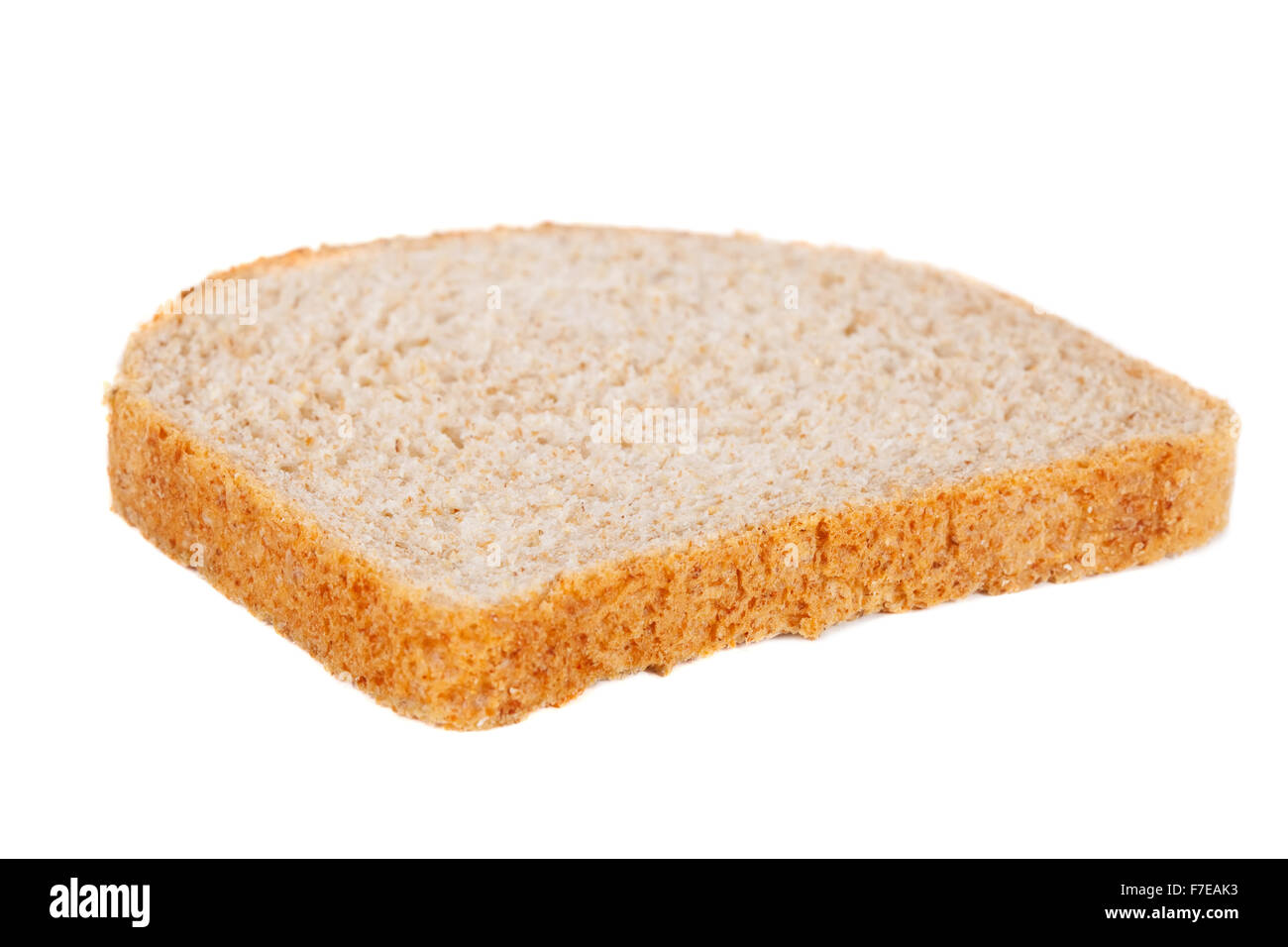 Loaf of sliced bread. Isolated on a white backgroun Stock Photo