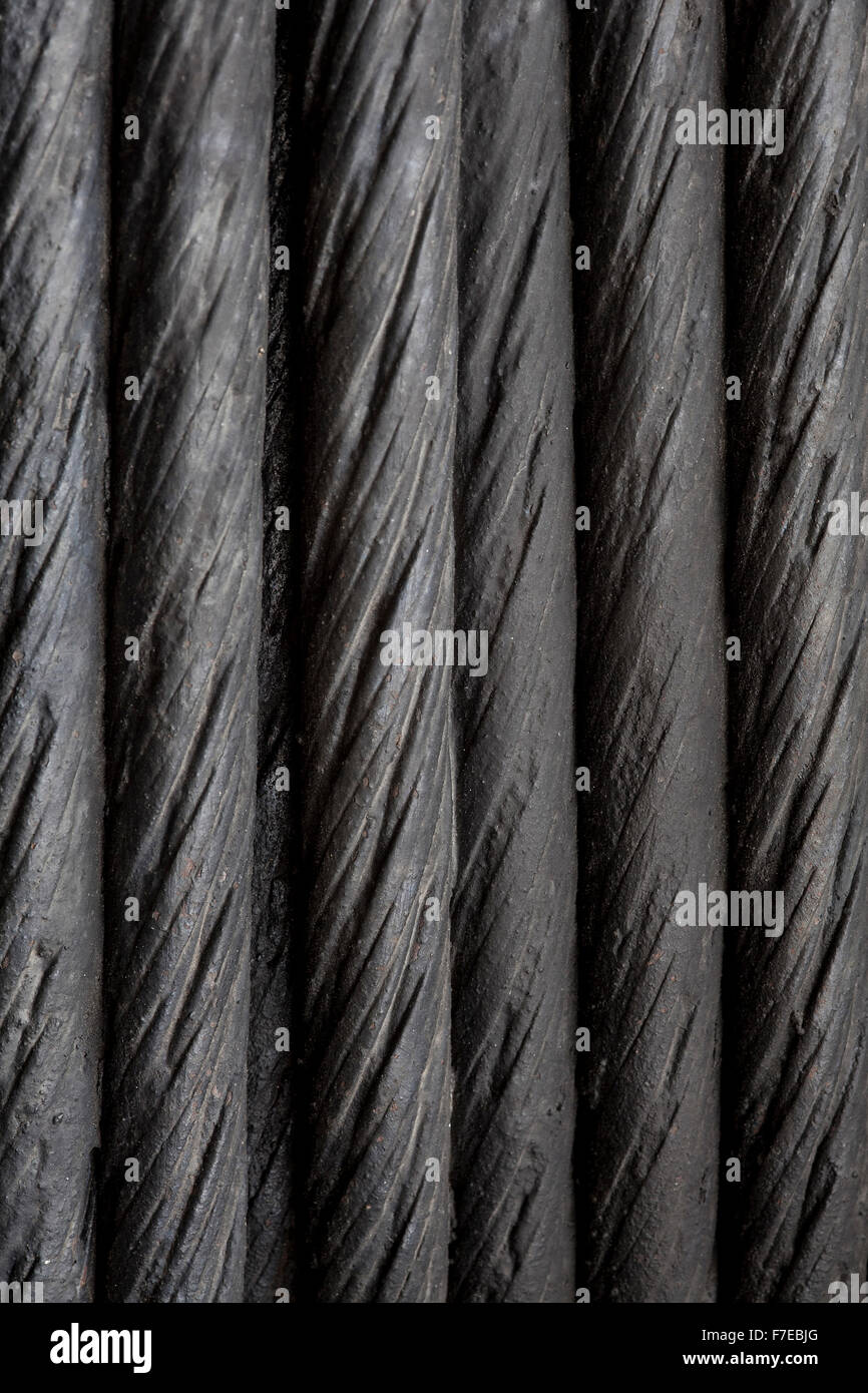 black steel cable background or abtract texture Stock Photo Alamy