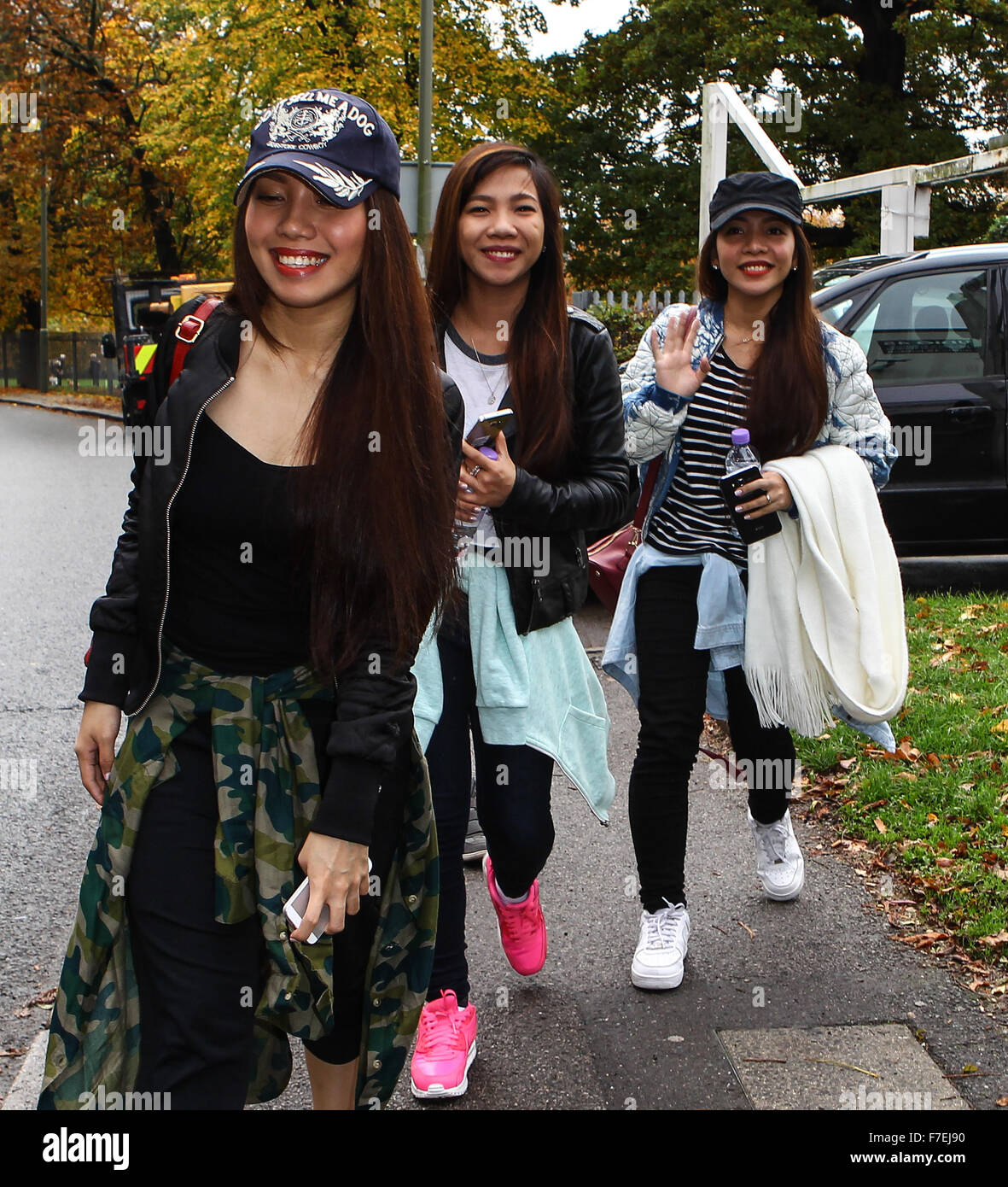 X Factor Contestants 4th Impact Arrive At Rehearsals For This