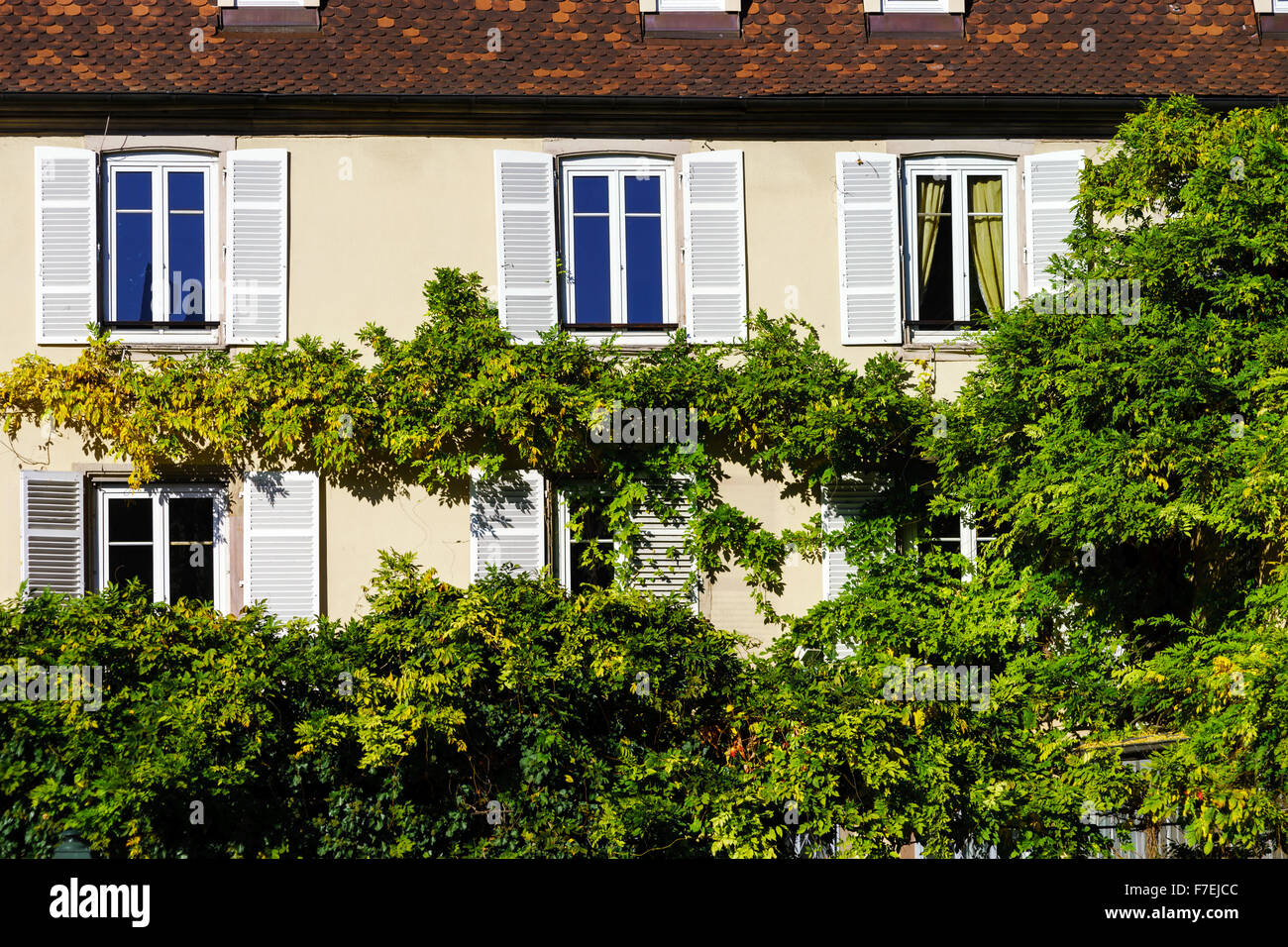 Strasbourg old city street view, Alsace, France Stock Photo - Alamy