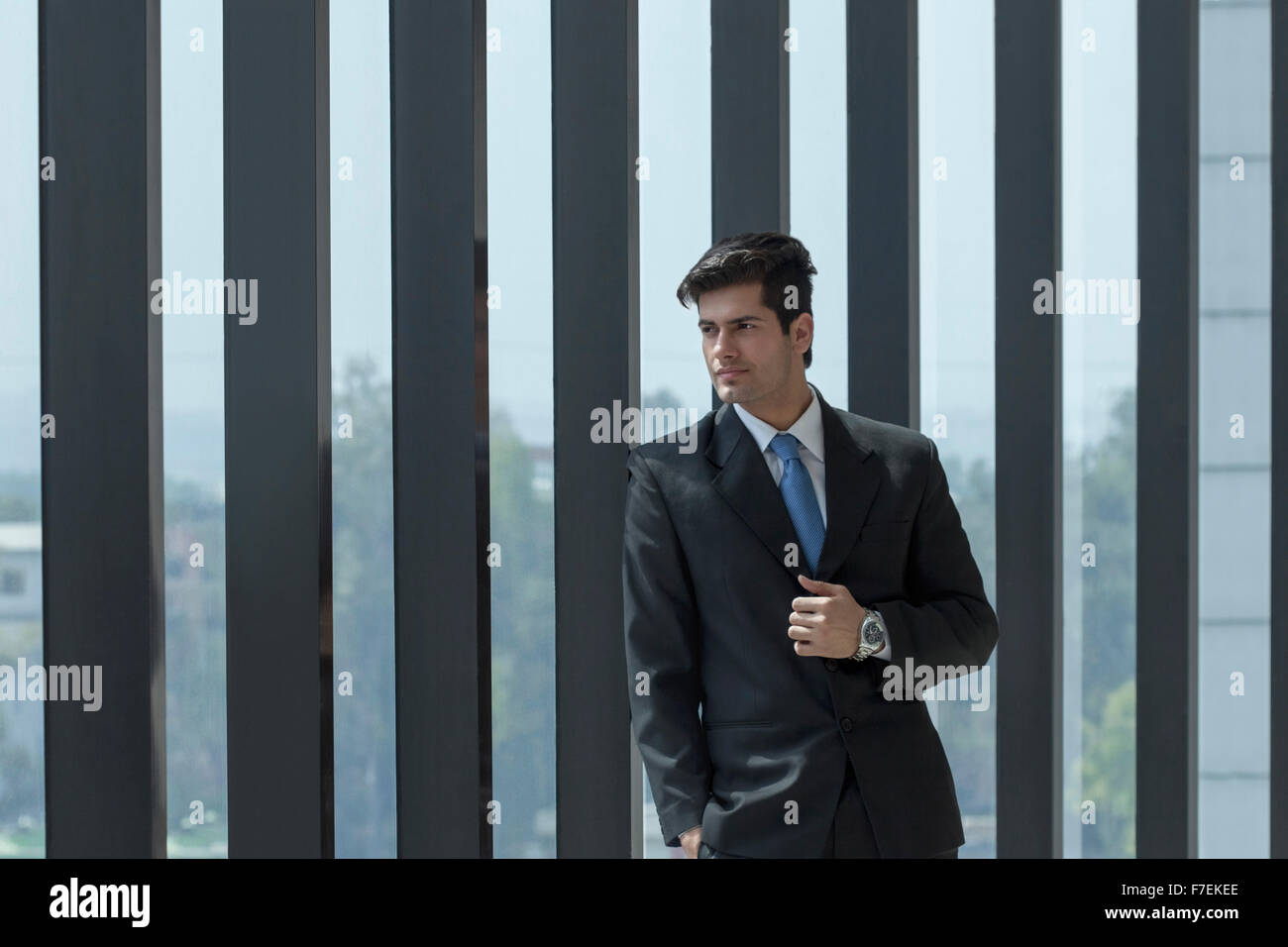 Man outside in suit hi-res stock photography and images - Alamy
