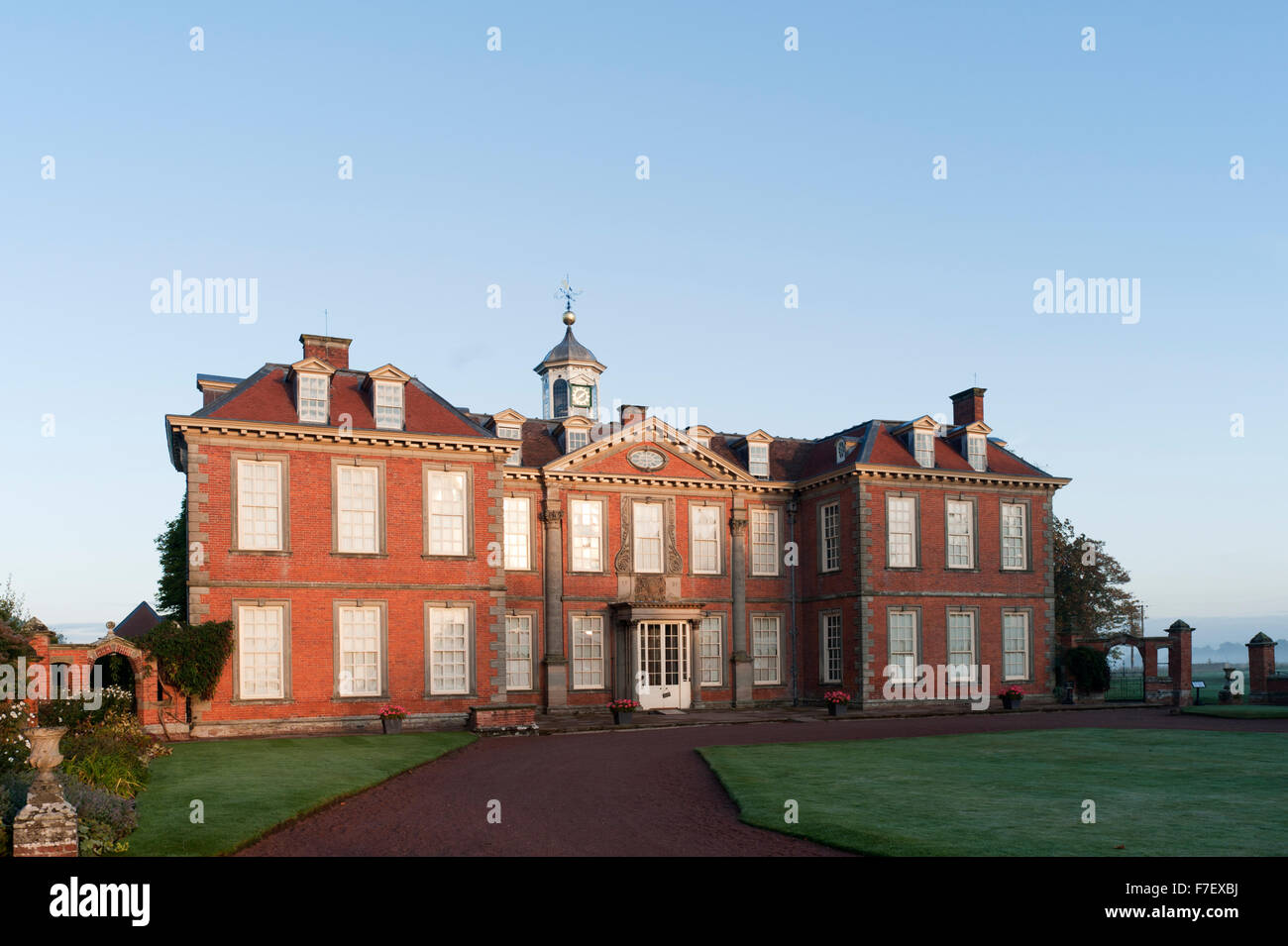 Hanbury Hall near Droitwich Spa West Midlands Worcestershire England UK Europe Stock Photo