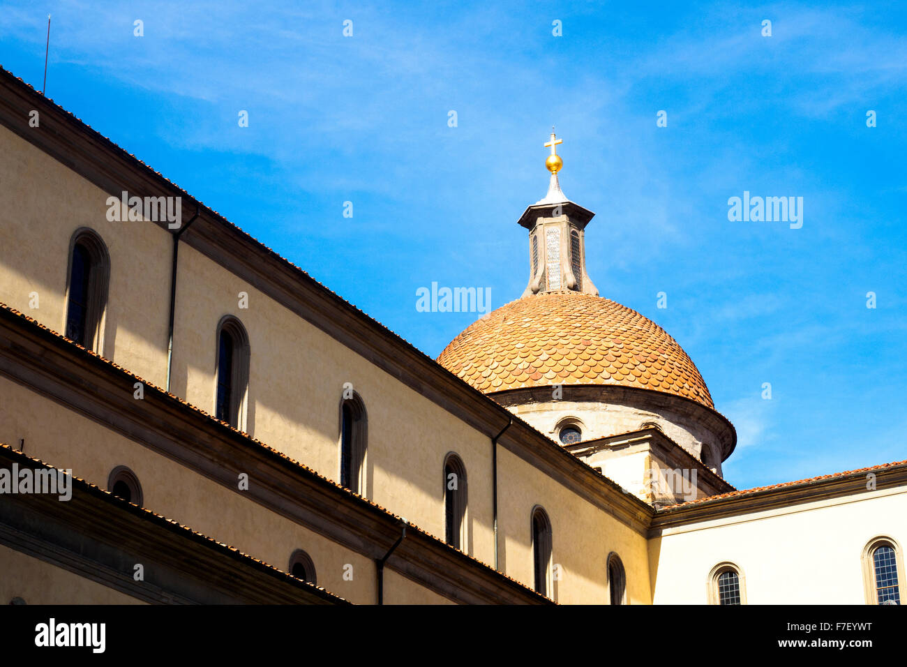 Dome of the Church of Santo Spirito - Florence, Italy Stock Photo - Alamy