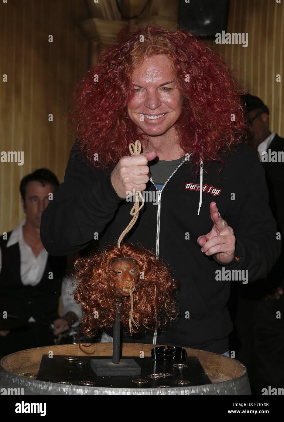 Carrot Top Unveils His Shrunken Head at The Golden Tiki Las Vegas