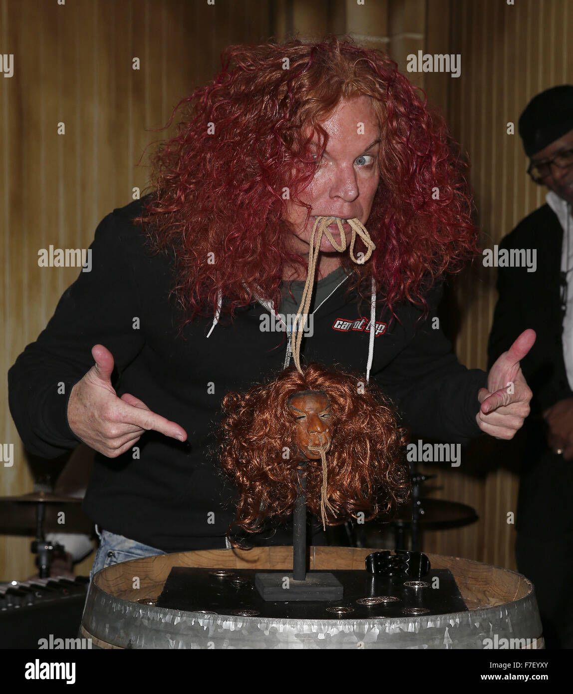 Carrot Top Unveils His Shrunken Head at The Golden Tiki Las Vegas