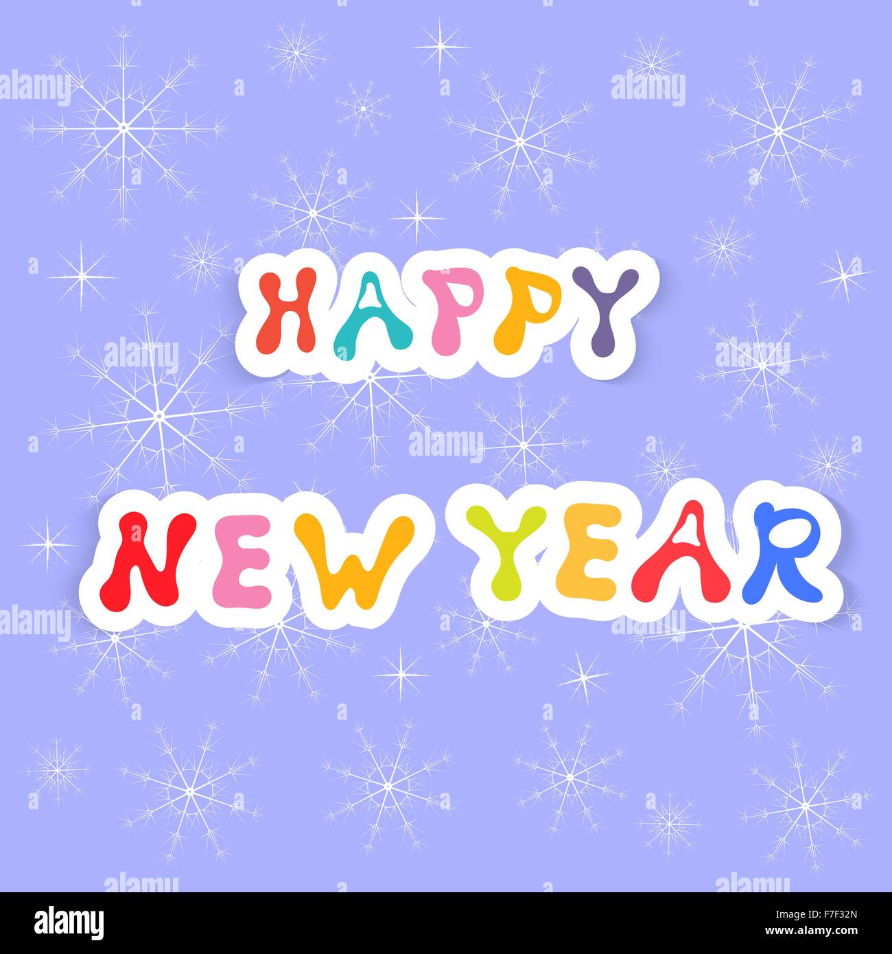 Happy New Year . Greeting Card vector illustration Stock Vector Image ...