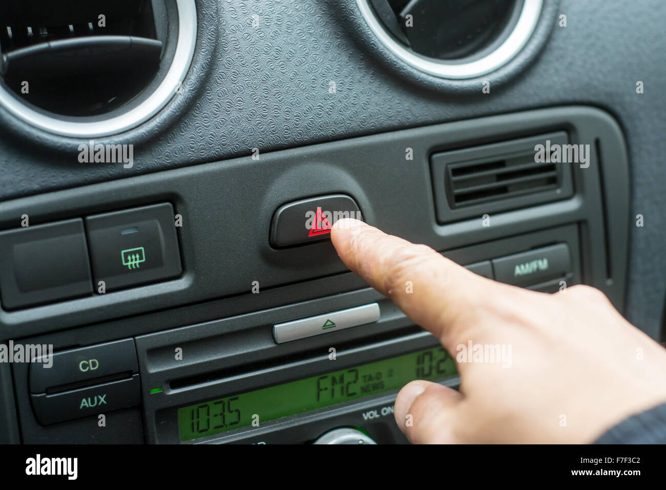 Car hazard warning lights hires stock photography and images Alamy