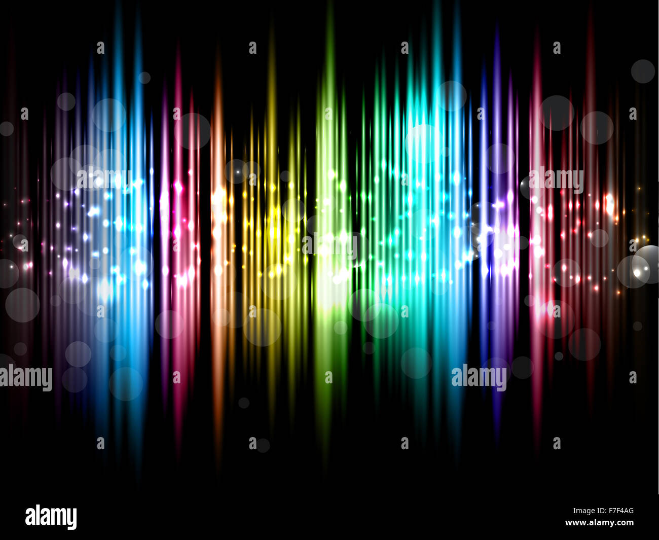 Abstract design background with sparkly lights Stock Photo