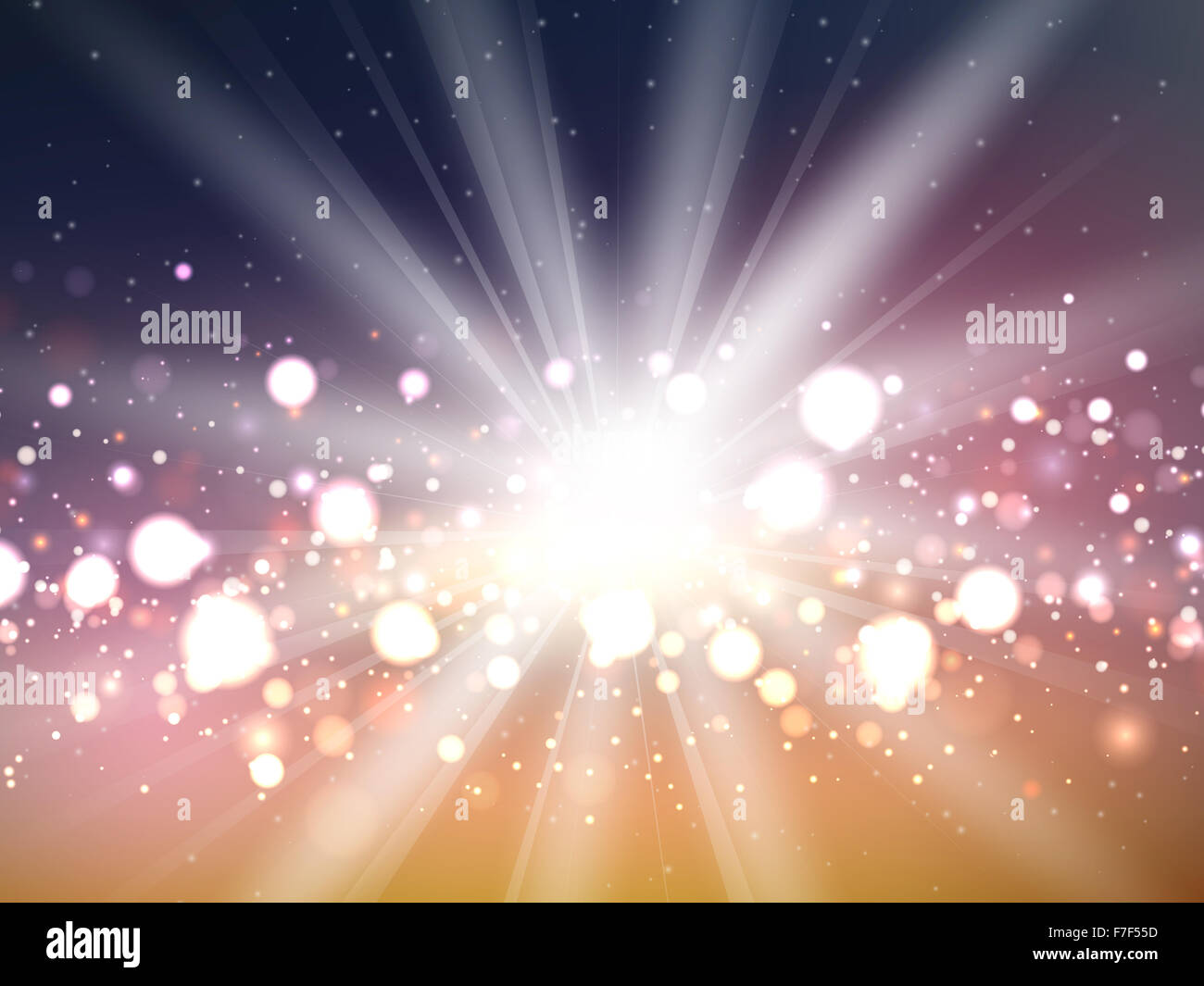 Abstract background with starburst design Stock Photo