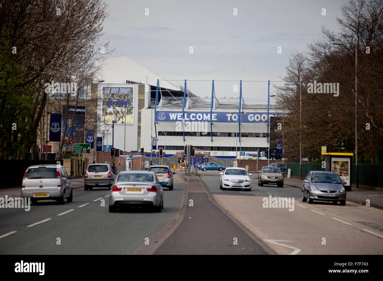 Documentary pictures Everton FC, Goodison to Liverpool FC, Anfield, Liverpool, England Stock Photo