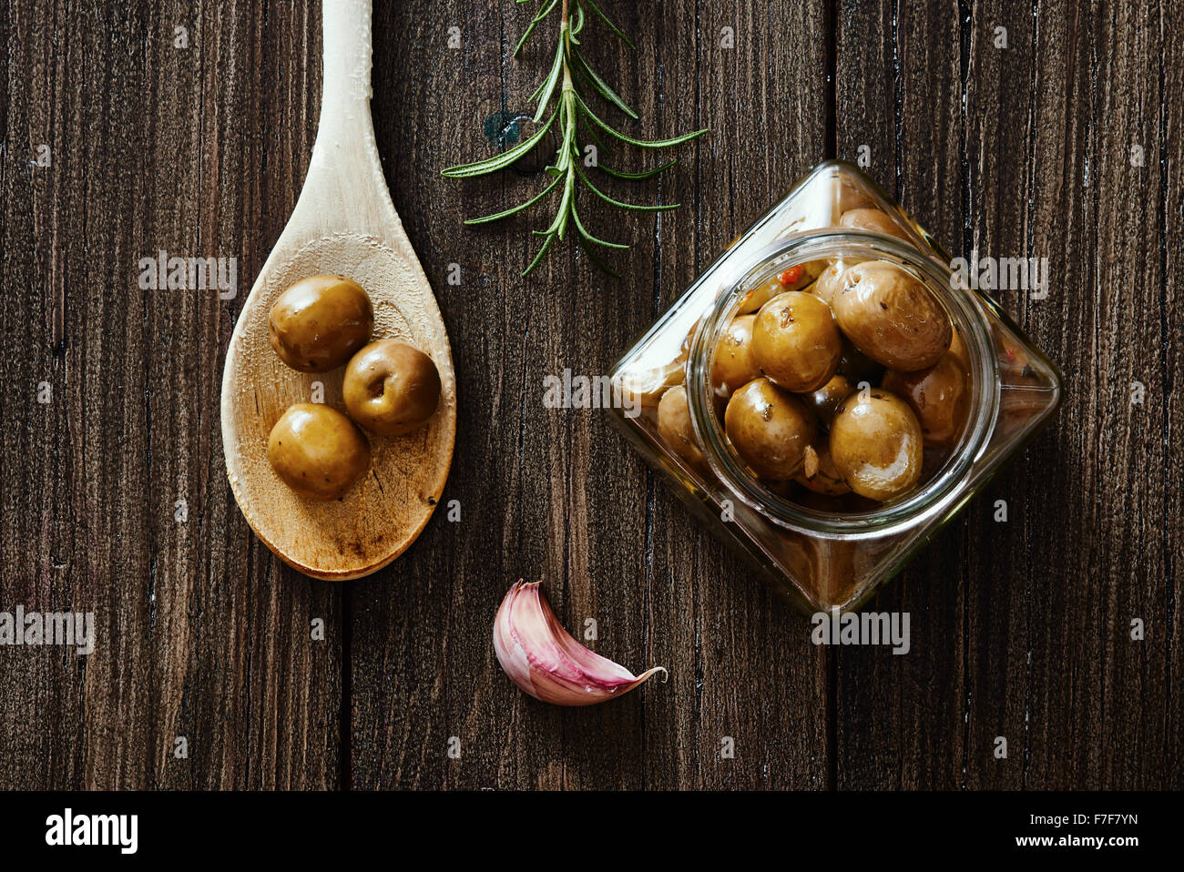 Marinated Olives with Garlic & Rosemary - Well Seasoned Studio