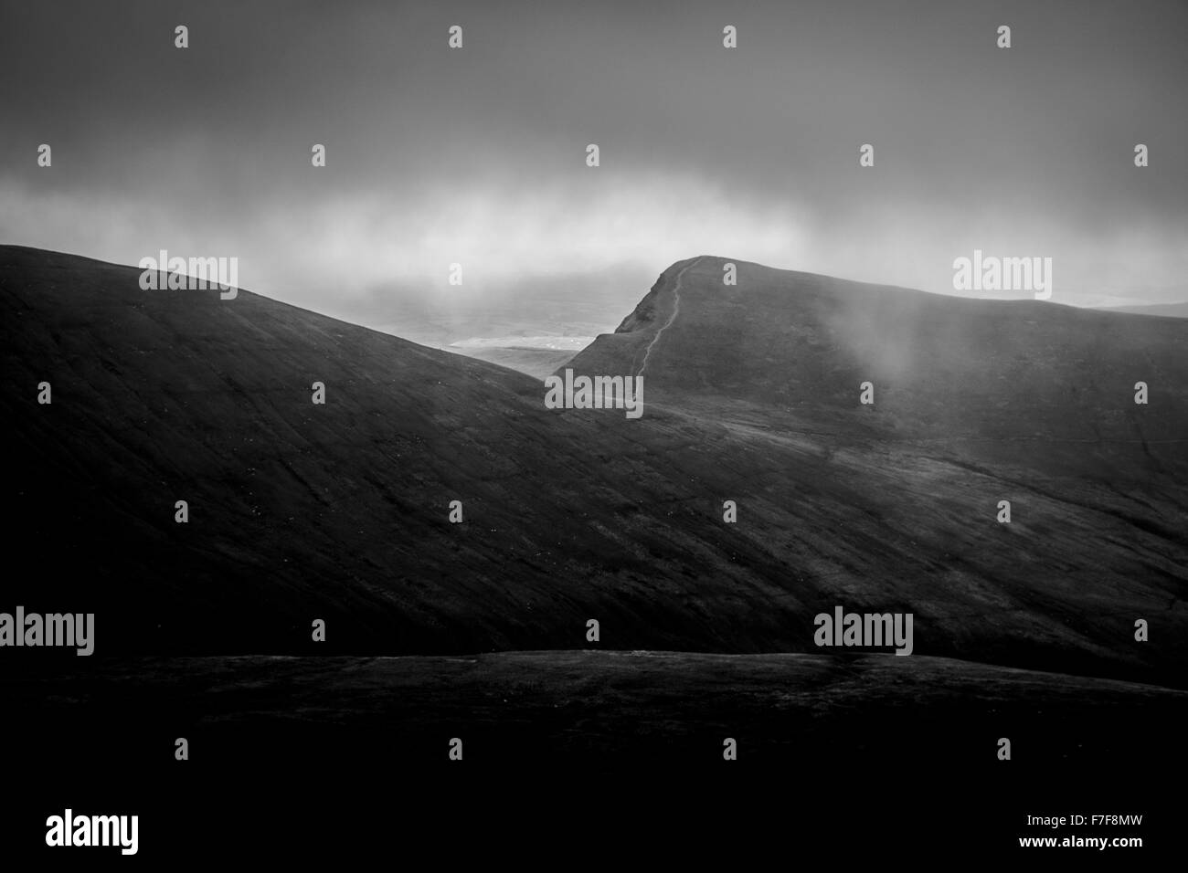 Part of the Brecon Beacons National Park. Stock Photo