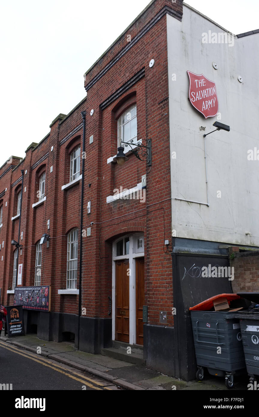 the salvation army in white horse lane in the city of canterbury kent