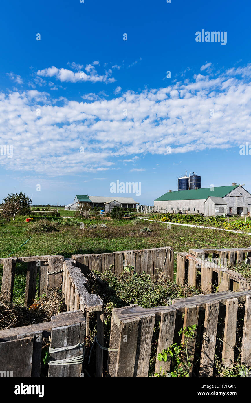 Farm Institute, Edgartown, Martha's Vineyard, Massachusetts, USA Stock Photo