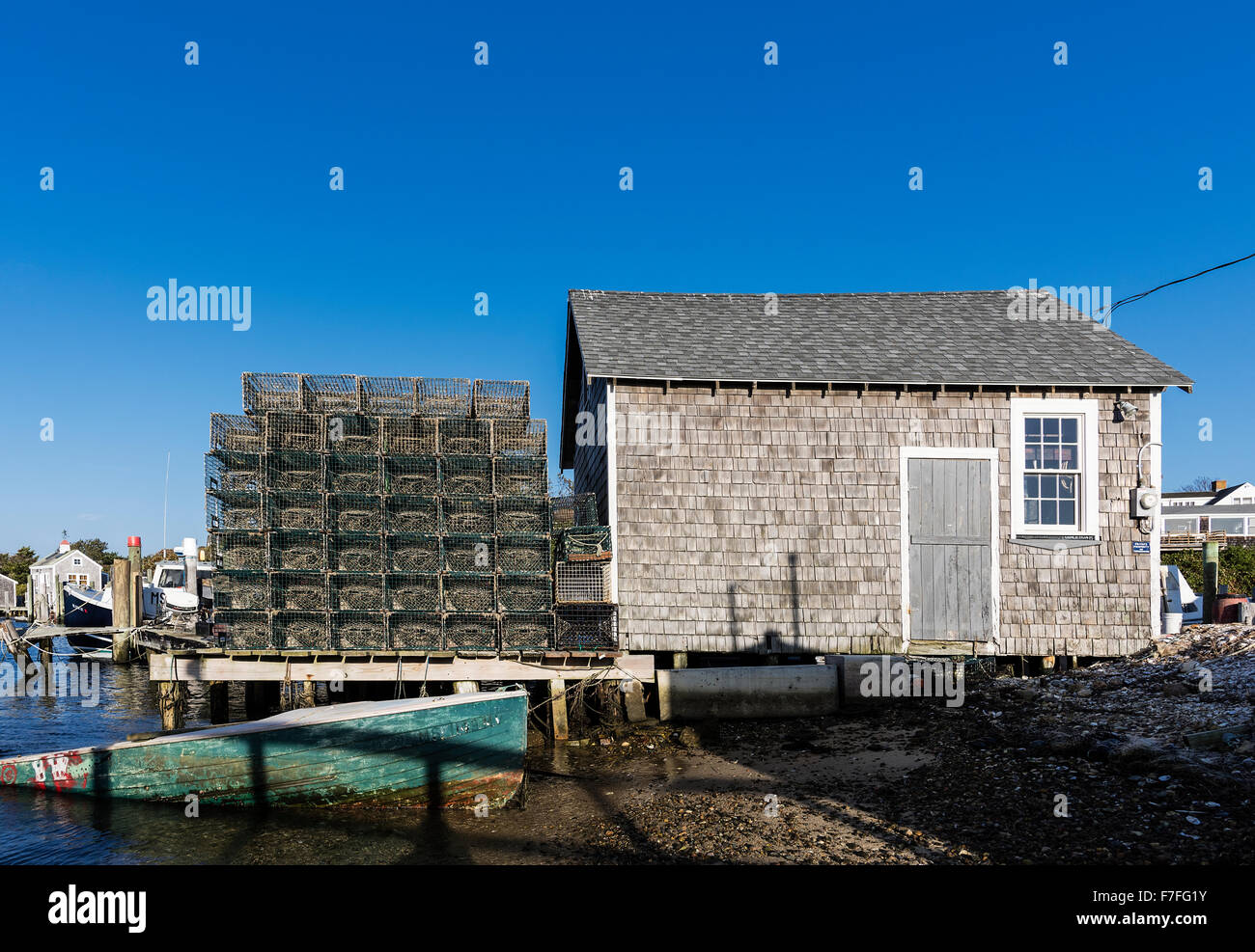 Menemsha, Chilmark, Martha's Vineyard, Massachusetts, USA Stock Photo
