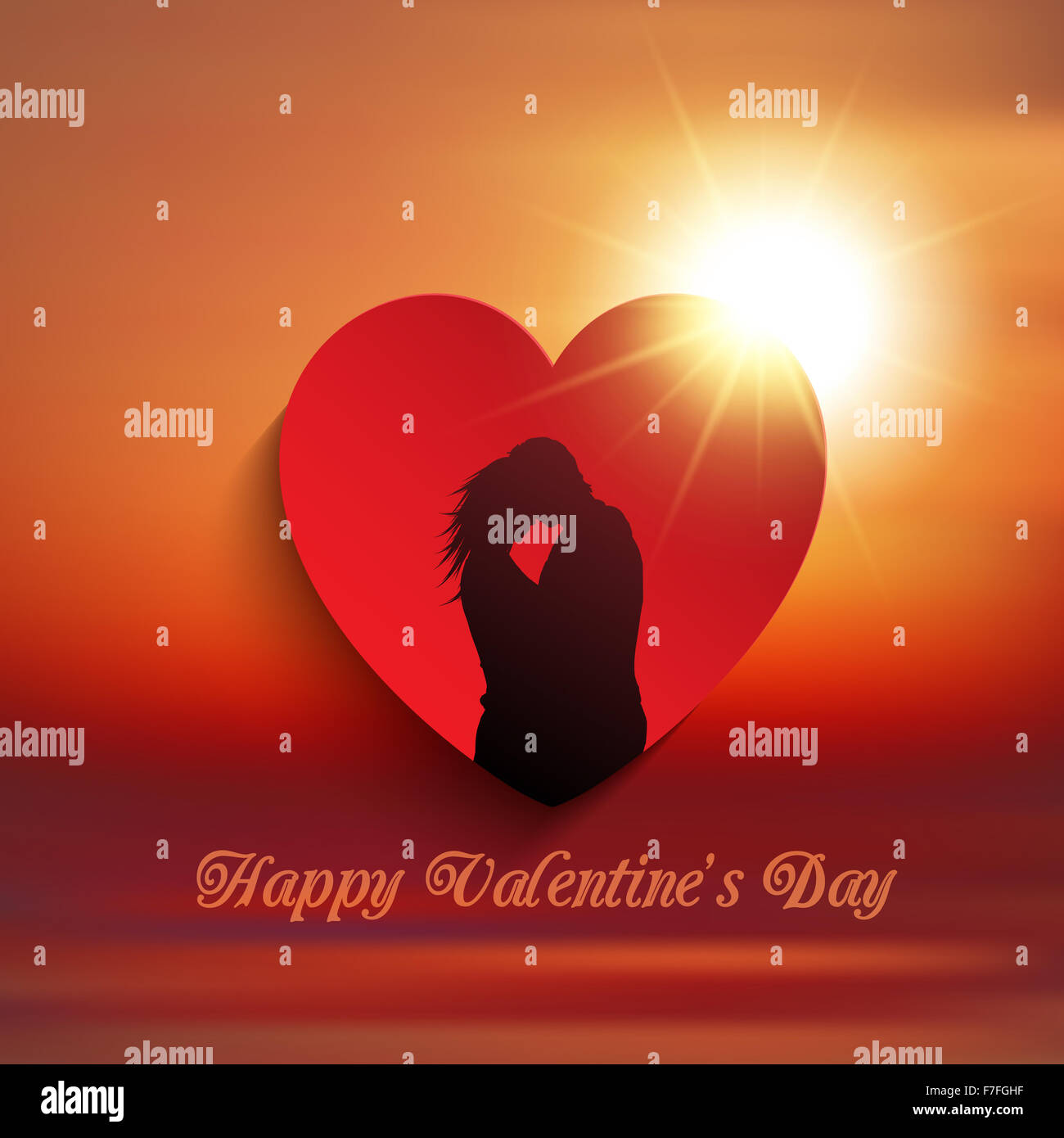 Couple kissing and silhouette hi-res stock photography and images - Alamy