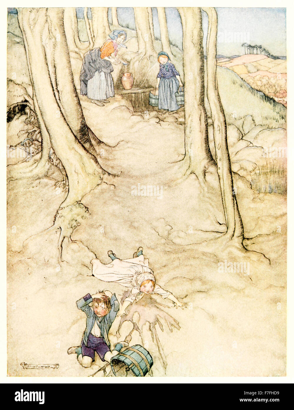 'Jack and Jill' from 'Mother Goose The Old Nursery Rhymes