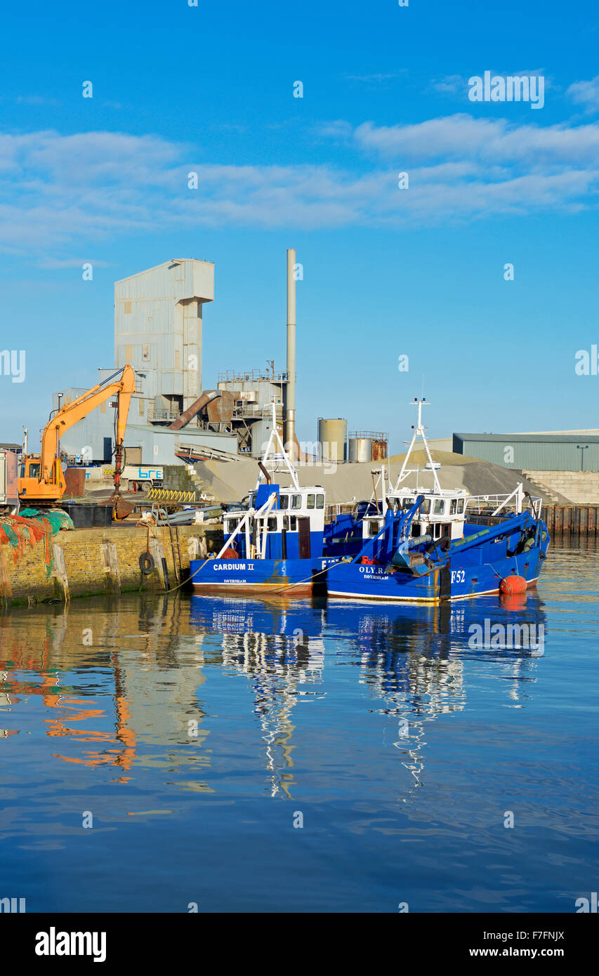 Fishing boats in Whitstable Harbour, Kent, England UK Stock Photo - Alamy