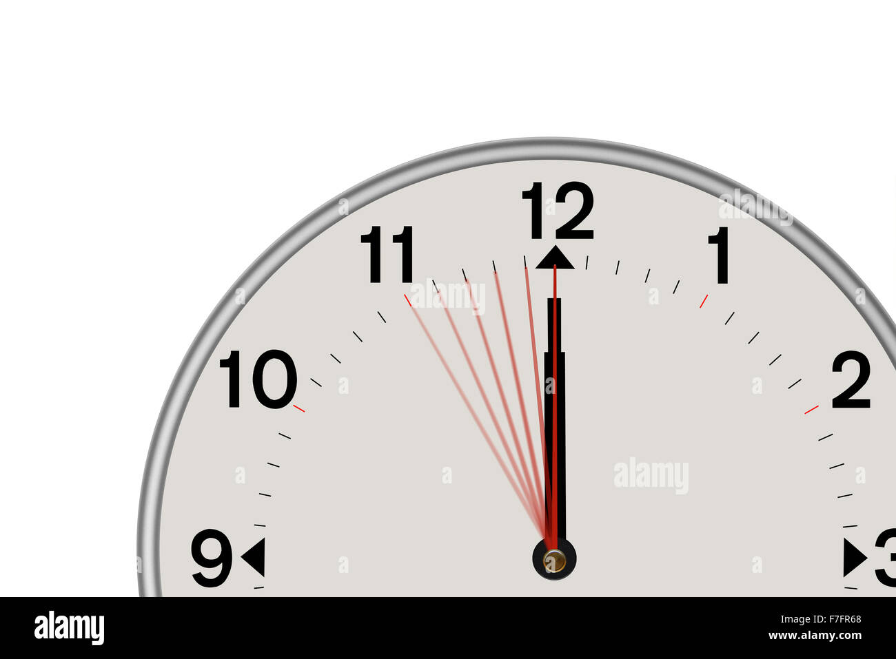 Countdown clock, isolated against white background Stock Photo Alamy