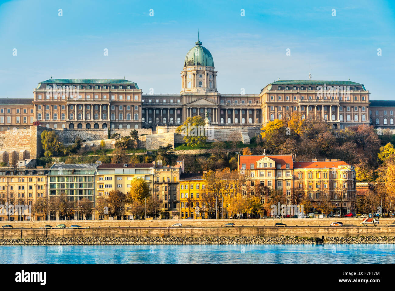 Budapest, view of Buda Castle, Hungary Stock Photo - Alamy