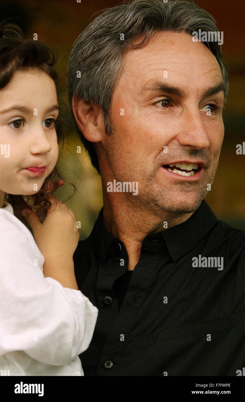 Davenport, Iowa, USA. 30th Nov, 2015. Mike Wolfe and his daughter Charlie tour the Isabel Bloom Production Facility on Federal Street in Davenport, Iowa Monday, November 30, 2015. © Kevin E. Schmidt/Quad-City Times/Quad-City Times/ZUMA Wire/Alamy Live News Stock Photo