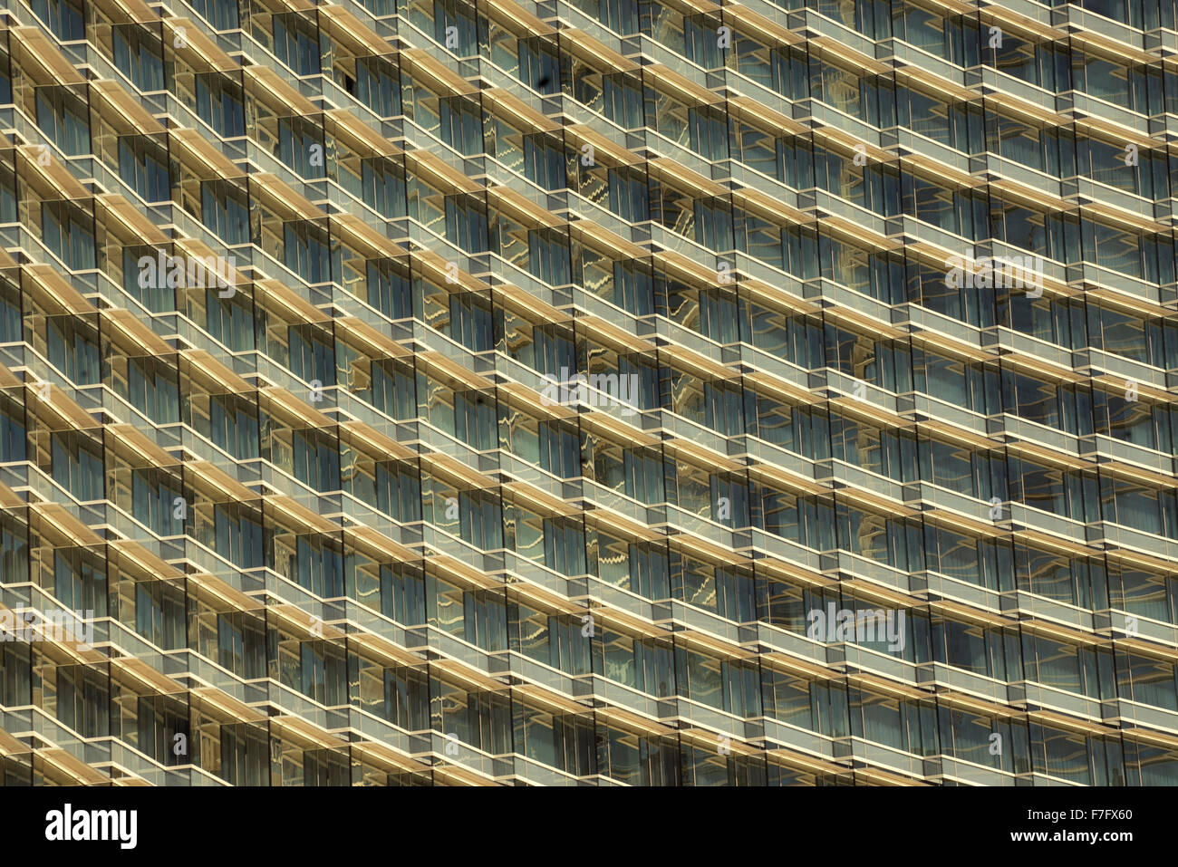 Hotel windows in Las Vegas, Nevada Stock Photo