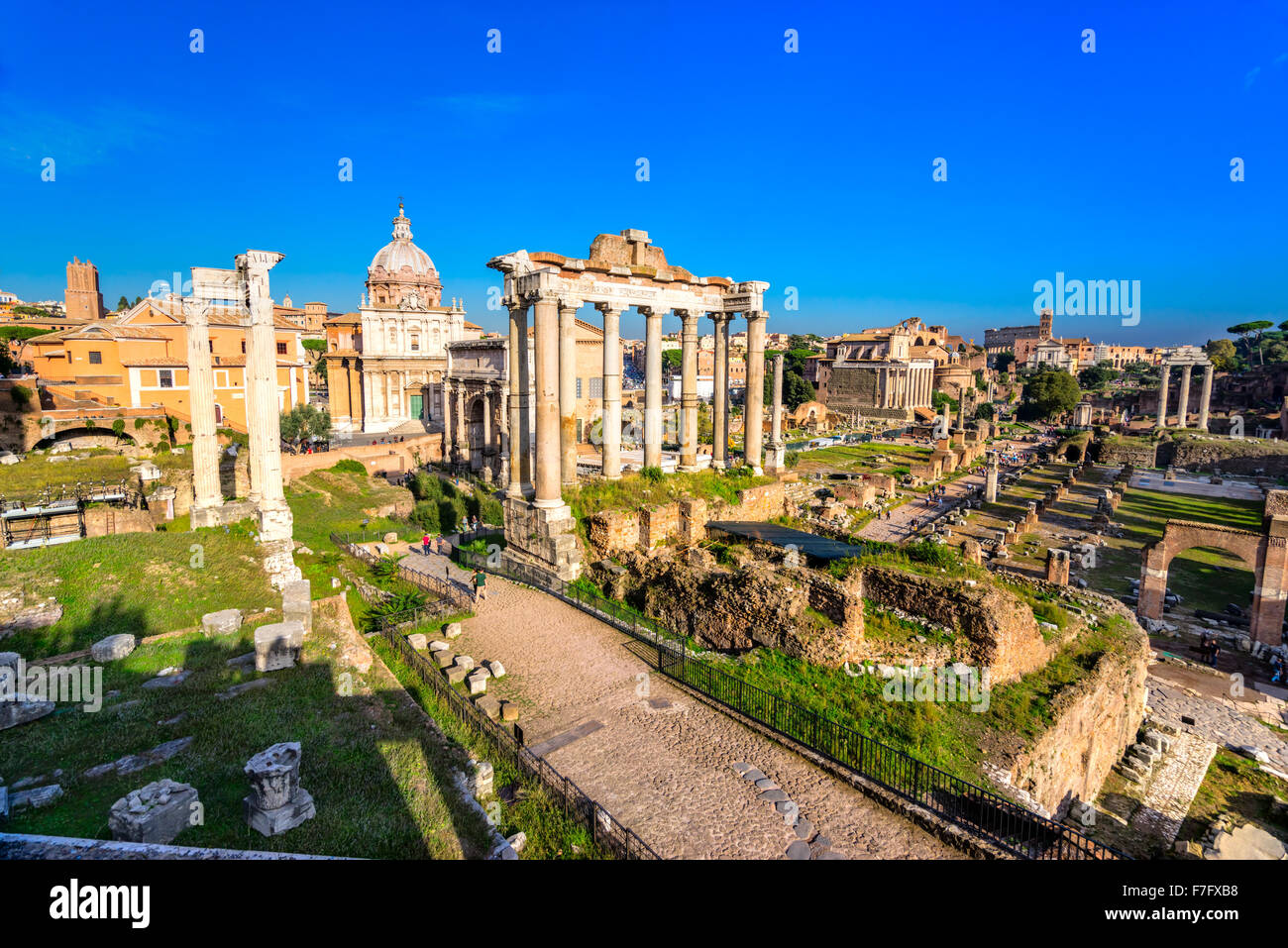 Rome forum romanum st hi-res stock photography and images - Alamy
