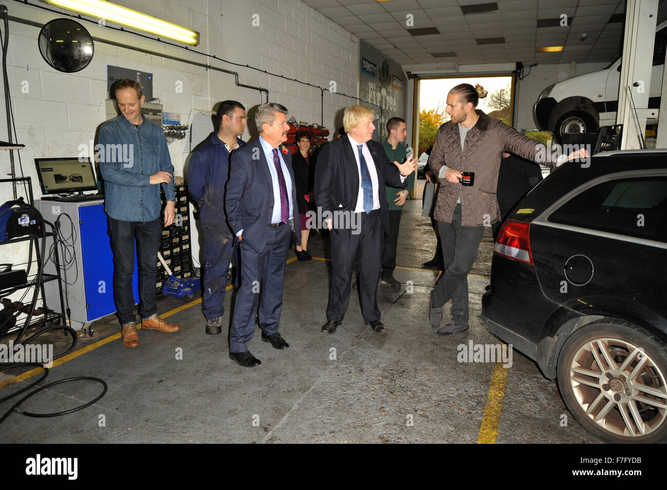 Mayor of London officially openned a new MOT centre at Fir Tree Garage