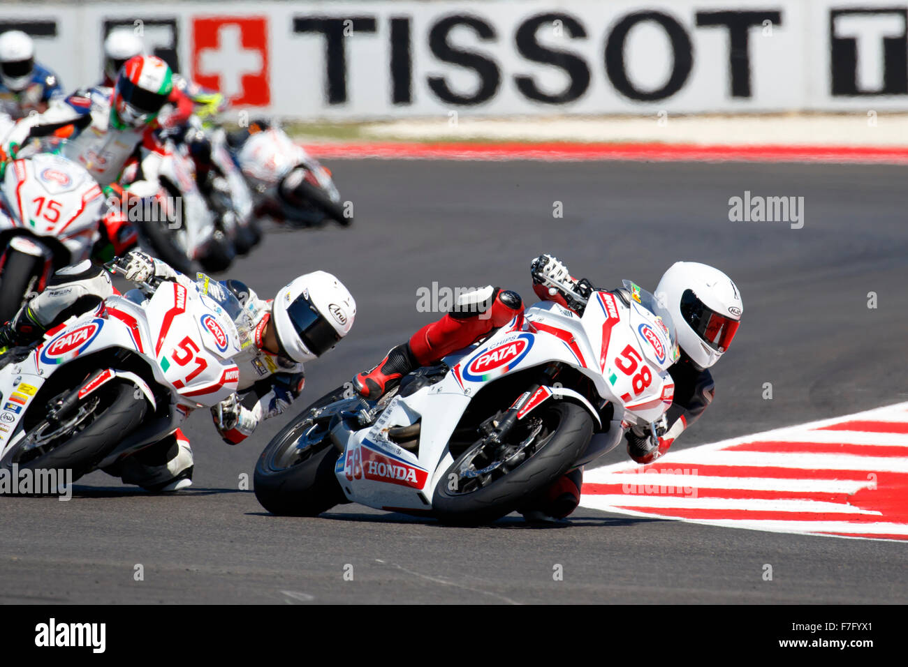 Misano Adriatico, Italy - June 21: Honda CBR 650F of SK & Itaba Moto Team,  driven by PUSCEDDU Emanuele Stock Photo - Alamy
