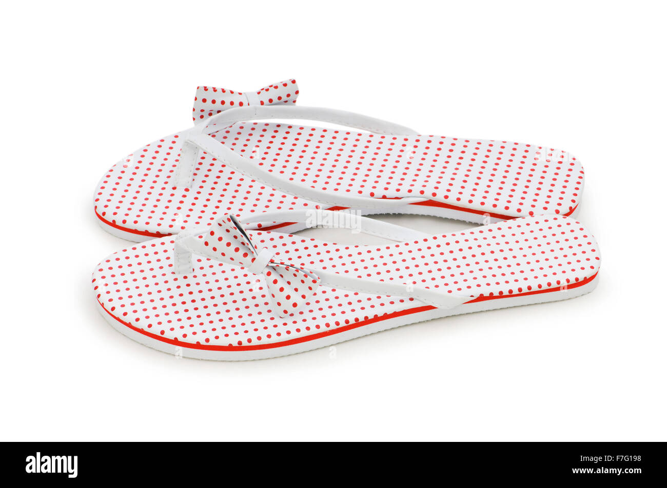 Summer shoes isolated on the white background Stock Photo - Alamy