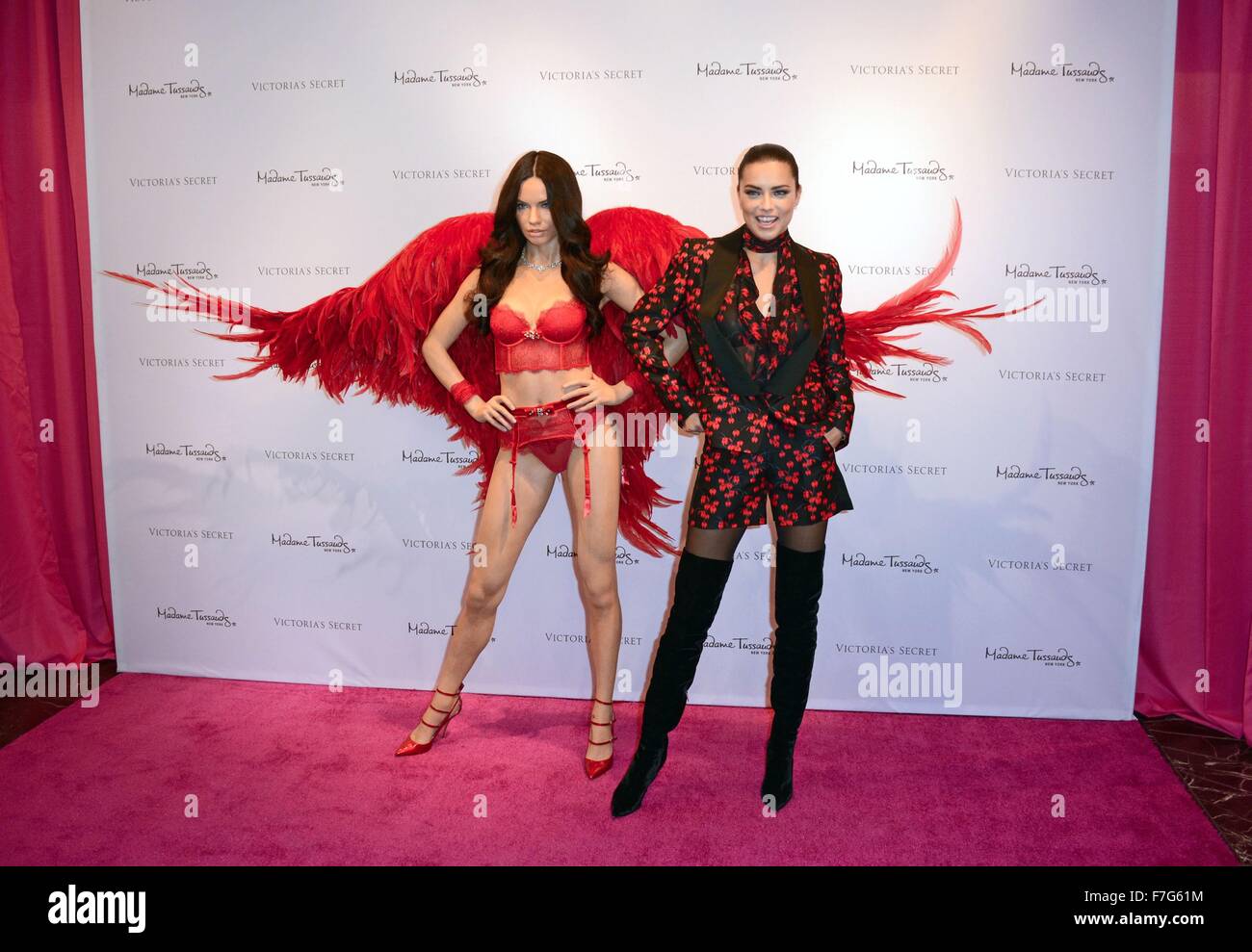 New York, NY, USA. 30th Nov, 2015. Adriana Lima at a public appearance for Madame Tussauds Unveils Wax Figure of Adriana Lima, Victoria's Secret Herald Square, New York, NY November 30, 2015. © Derek Storm/Everett Collection/Alamy Live News Stock Photo
