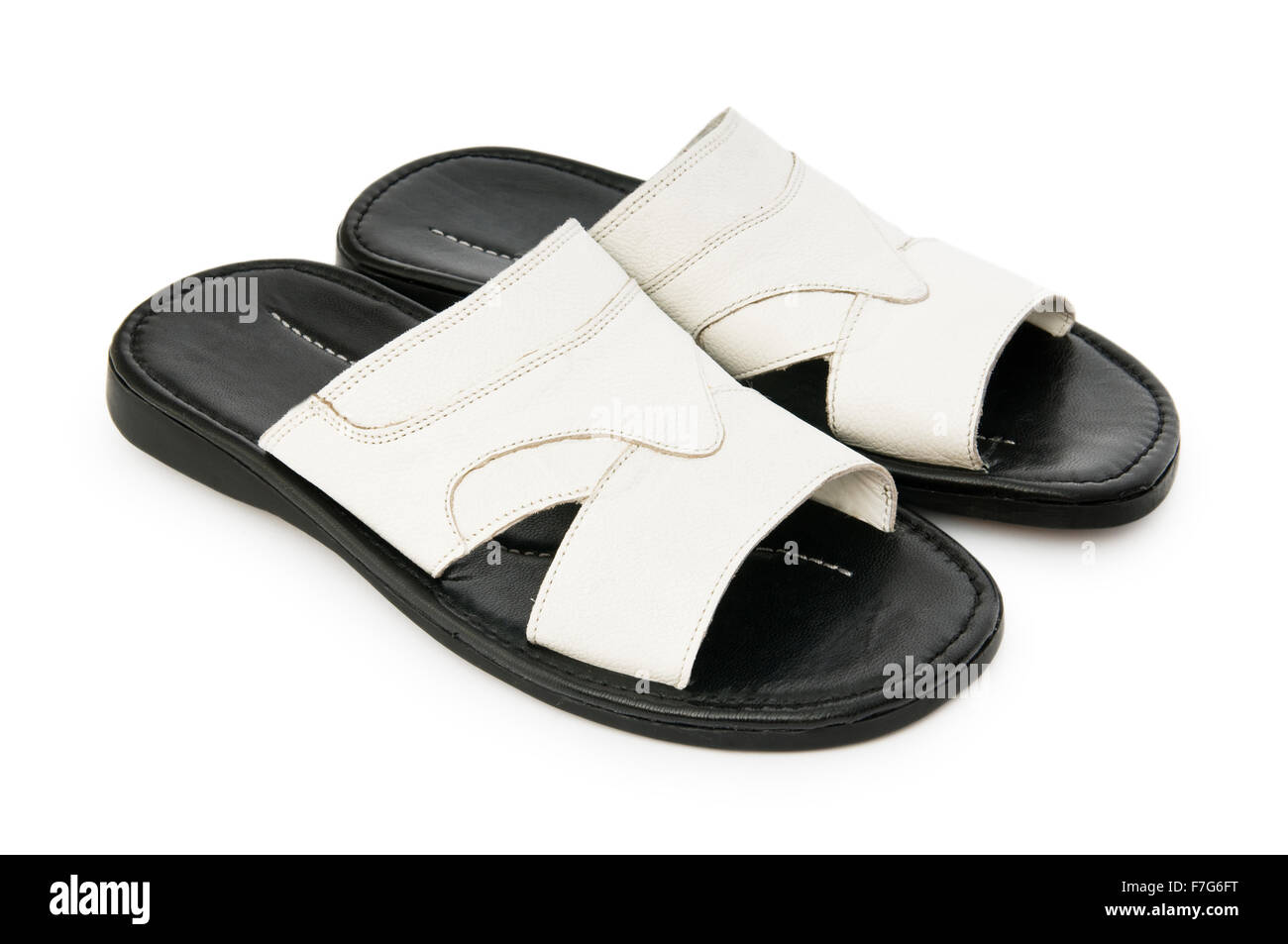 Summer shoes isolated on the white background Stock Photo - Alamy