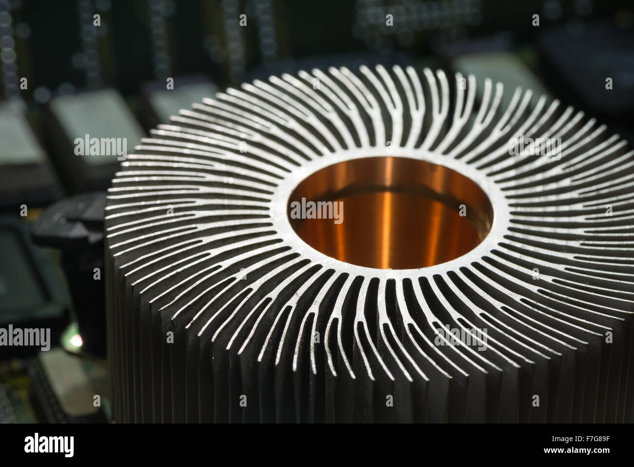 aluminum heat sink of super conductor high speed chip preventing