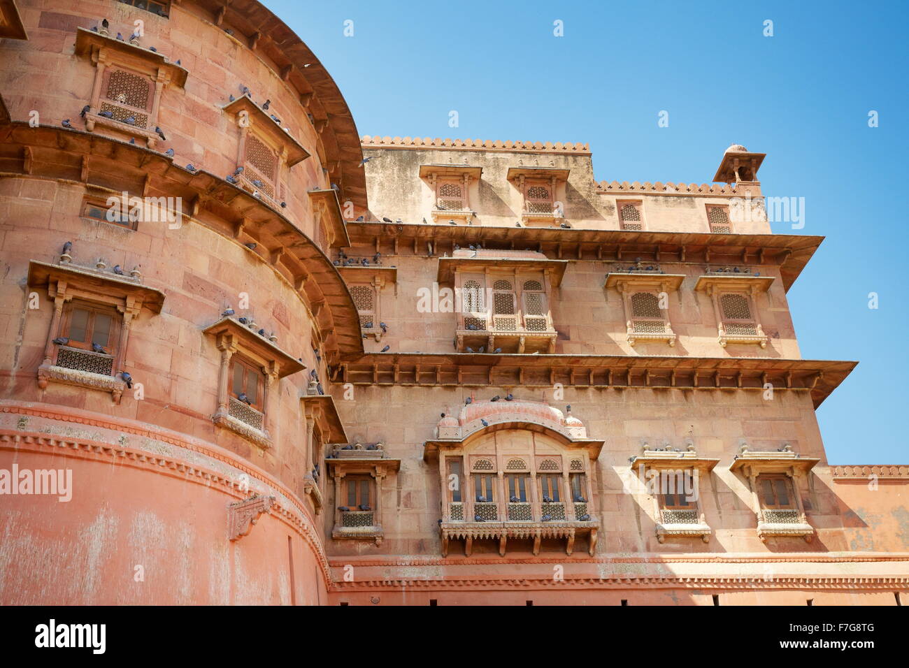Junagarh Fort, Bikaner, Rajasthan, India Stock Photo