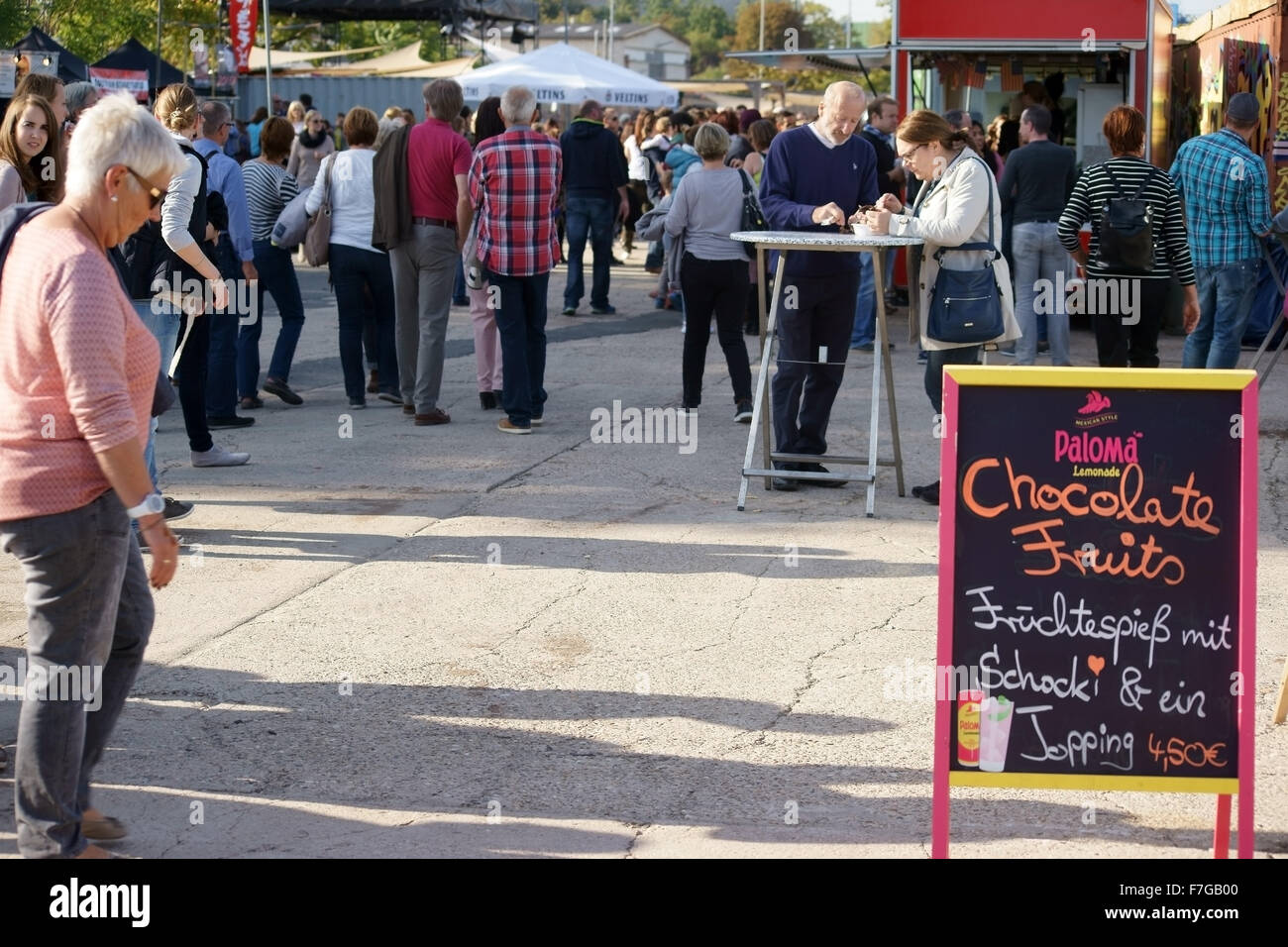 Streetfood Festival Mainz Stock Photo Alamy