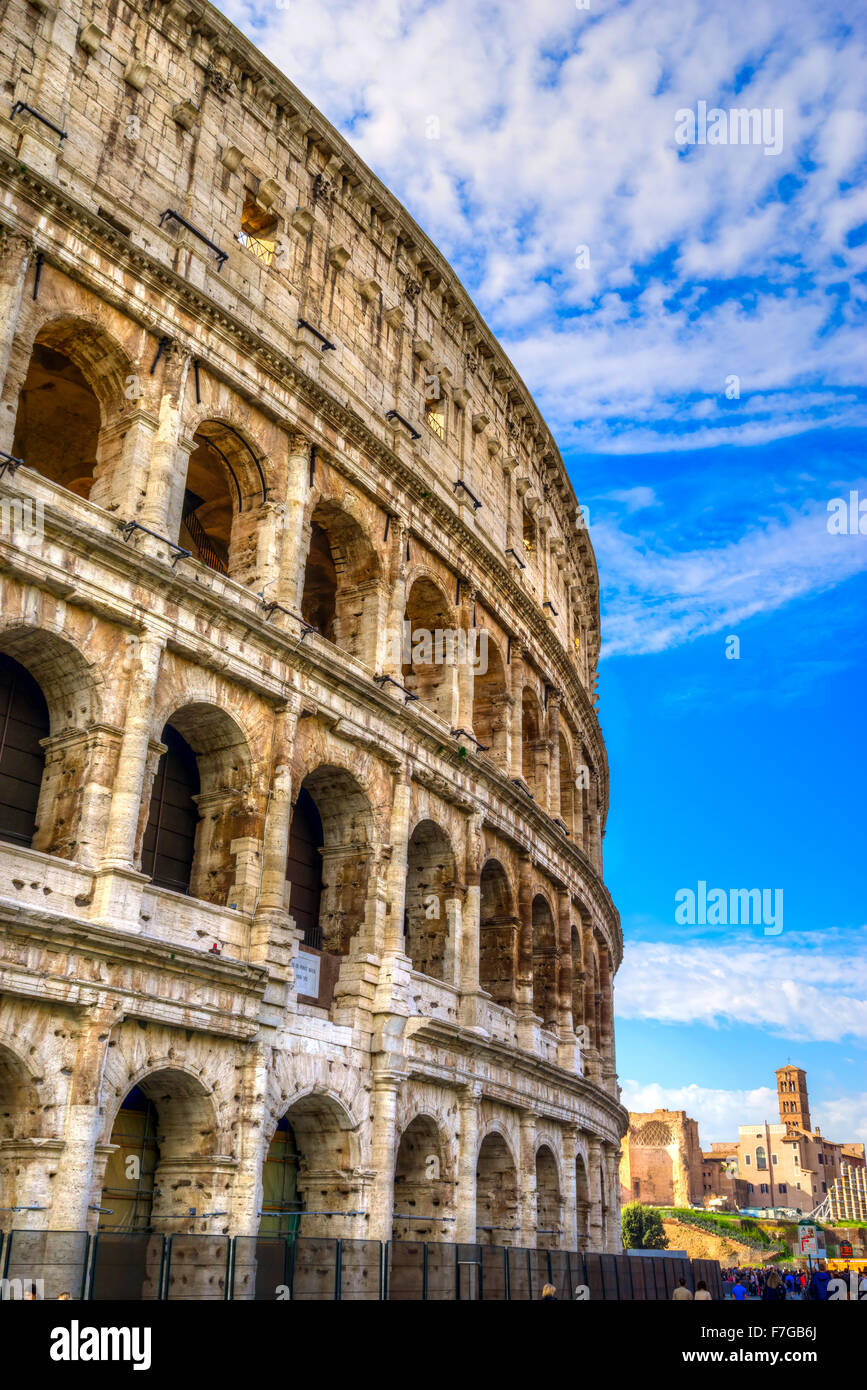 Rome, The Majestic Coliseum. Italy Stock Photo Alamy