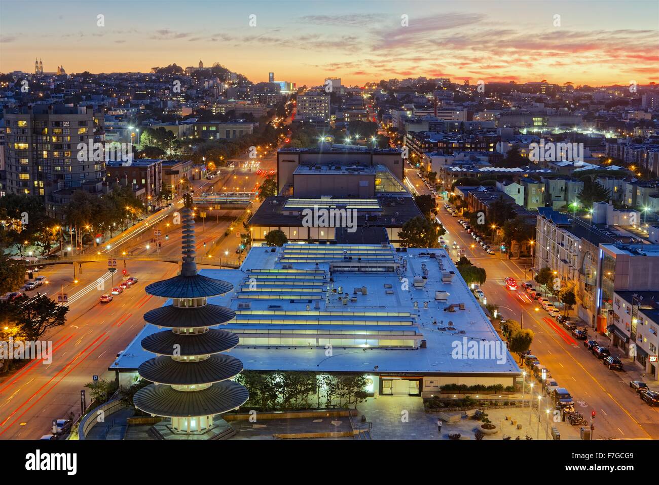 Japantown, San Francisco, California Stock Photo Alamy