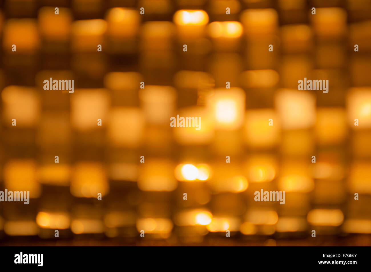 Golden background of blurred yellow and silver lights Stock Photo - Alamy