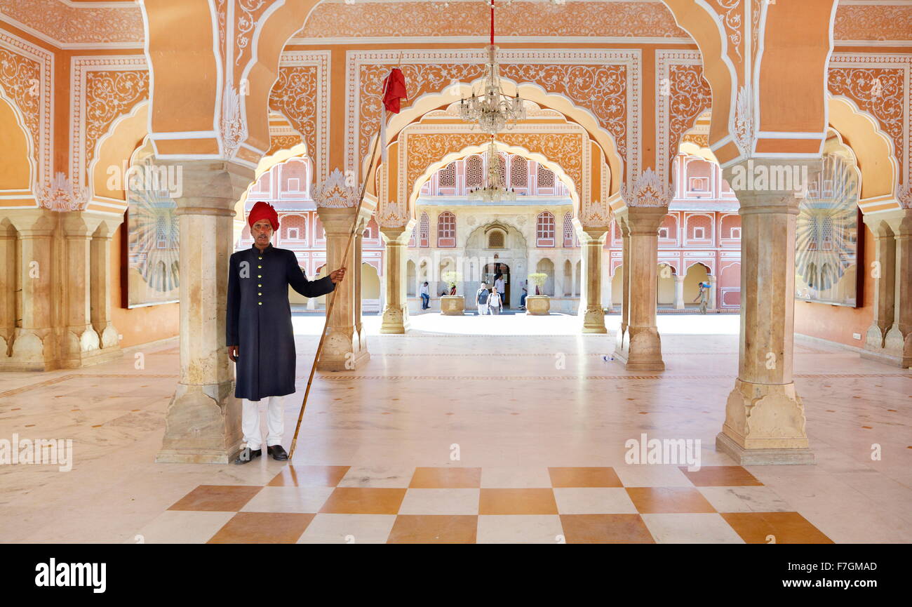 The Hall of Private Audience in Jaipur City Palace, Jaipur, Rajasthan
