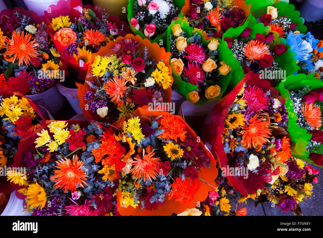 Flower District, downtown Los Angeles, California Stock Photo Alamy