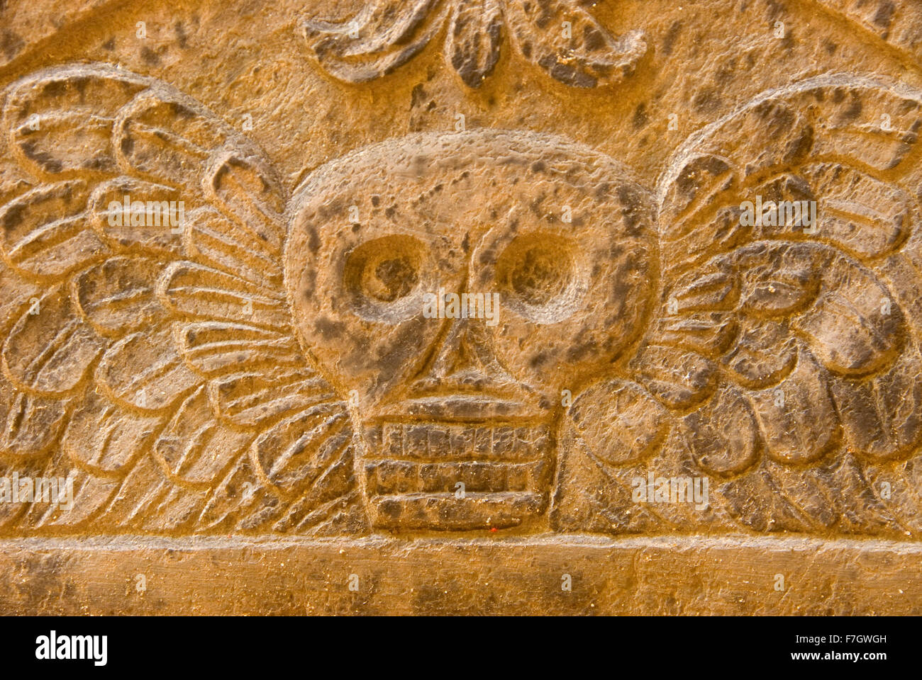 King's Chapel Burying Ground, Freedom Trail, Boston National Historic Park, Boston, Massachusetts Stock Photo