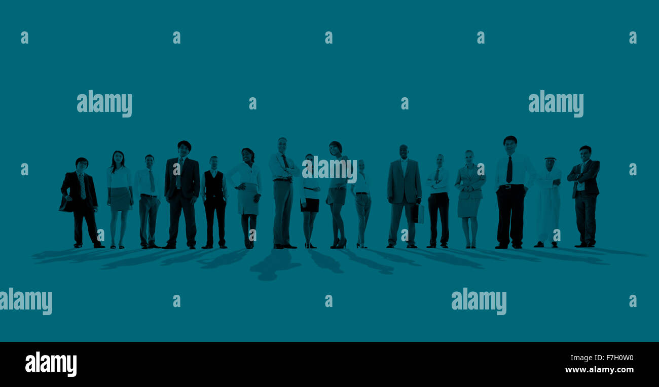 Large group of Business people Standing Concept Stock Photo - Alamy