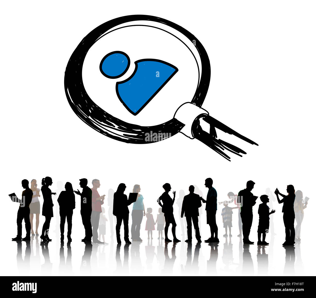 Job Search Human Resources Employees Searching Concept Stock Photo - Alamy