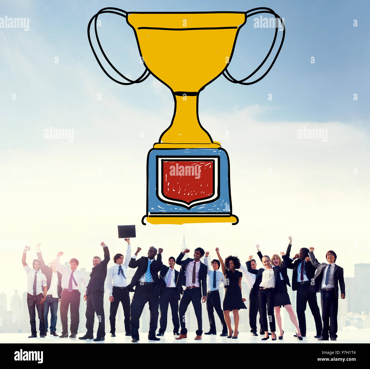 Motivation Trophy Success Winning Reward Prize Concept Stock Photo Alamy