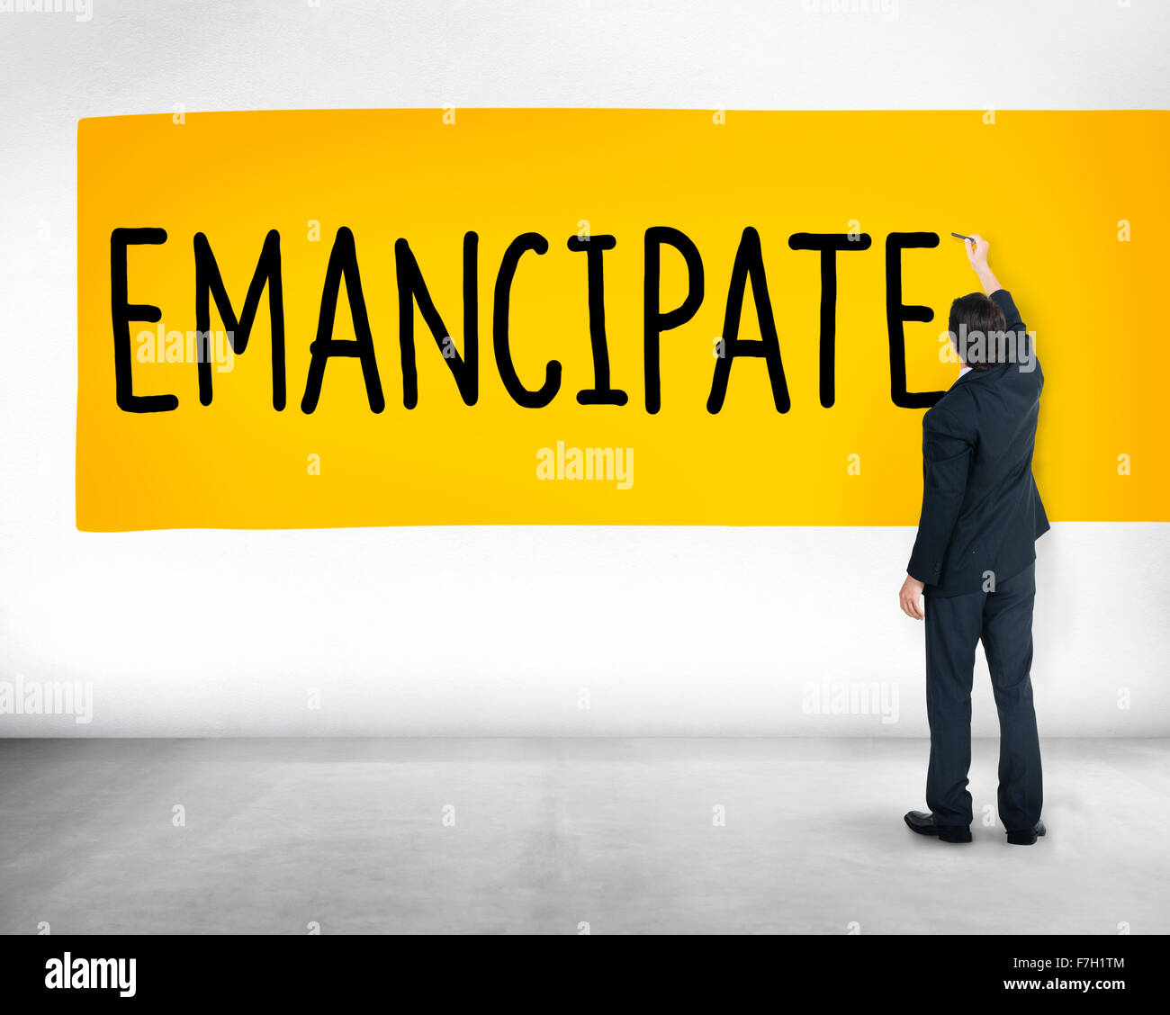 Emancipate Emancipated Emancipation Freedom Concept Stock Photo