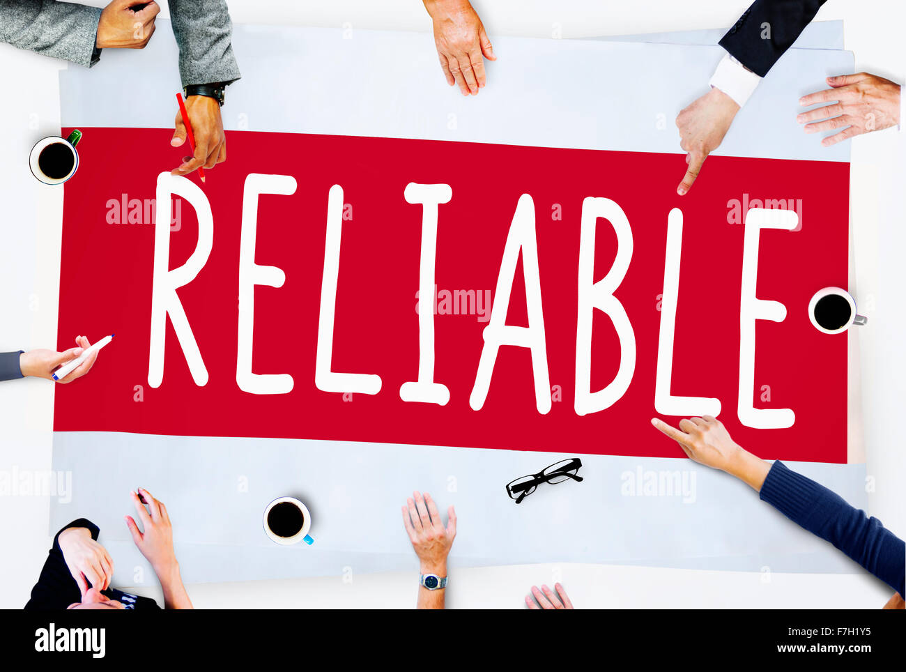 Reliable Honesty Loyalty Integrity Respect Concept Stock Photo