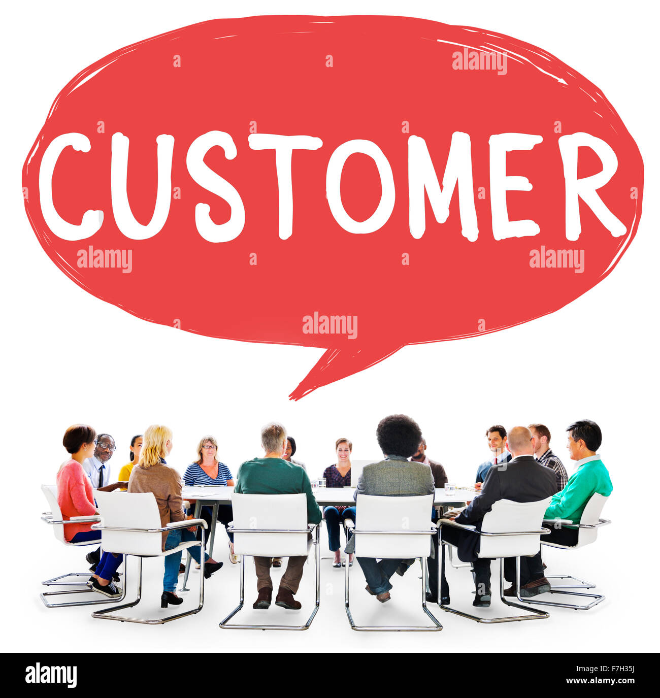 Customer Purchaser Satisfaction Consumer Service Concept Stock Photo